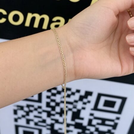 14k gold thin minimalist bracelet MN-LM