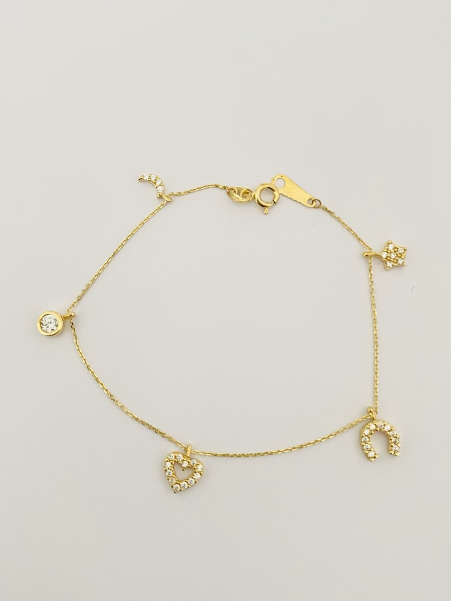 Fine 14k gold bracelet MA2618E