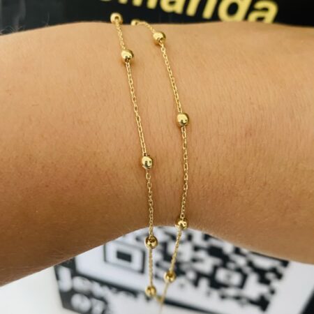 Fine 14k gold  bracelet JL26-A12