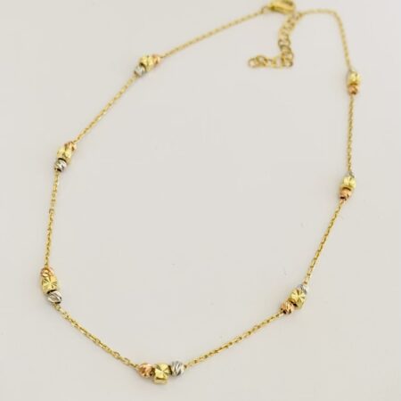 14k gold ankle bracelet 26JL2