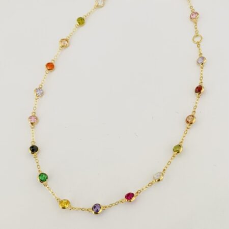 14k gold ankle bracelet 26JL3