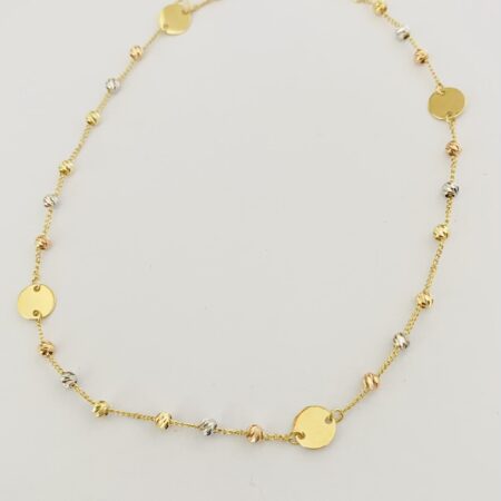 14k gold ankle bracelet 26JW-00