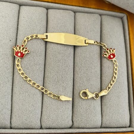 Fine 14k gold Kids bracelet JULI1