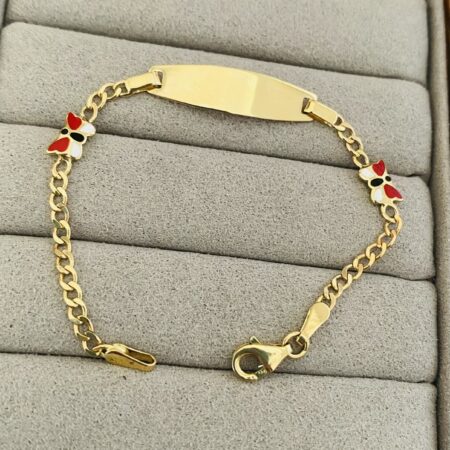 Fine 14k gold Kids bracelet JULI6