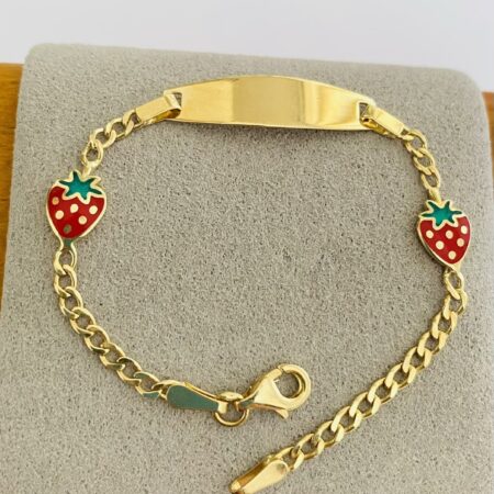 Fine 14k gold Kids bracelet JULI11