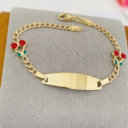 Fine 14k gold Kids bracelet JULI12