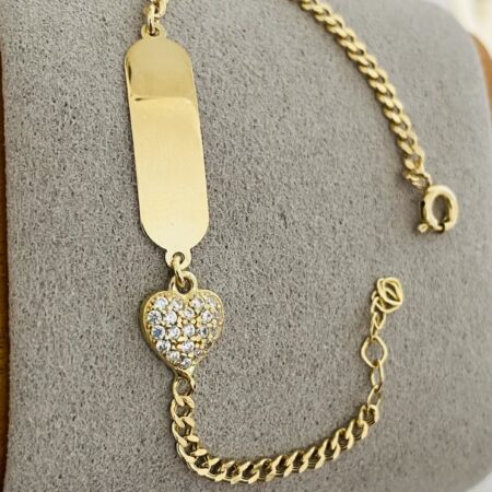 Fine 14k gold Kids bracelet JULI18