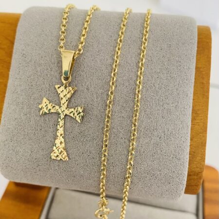 Fine 14k gold necklace 50cm 26JY-1C