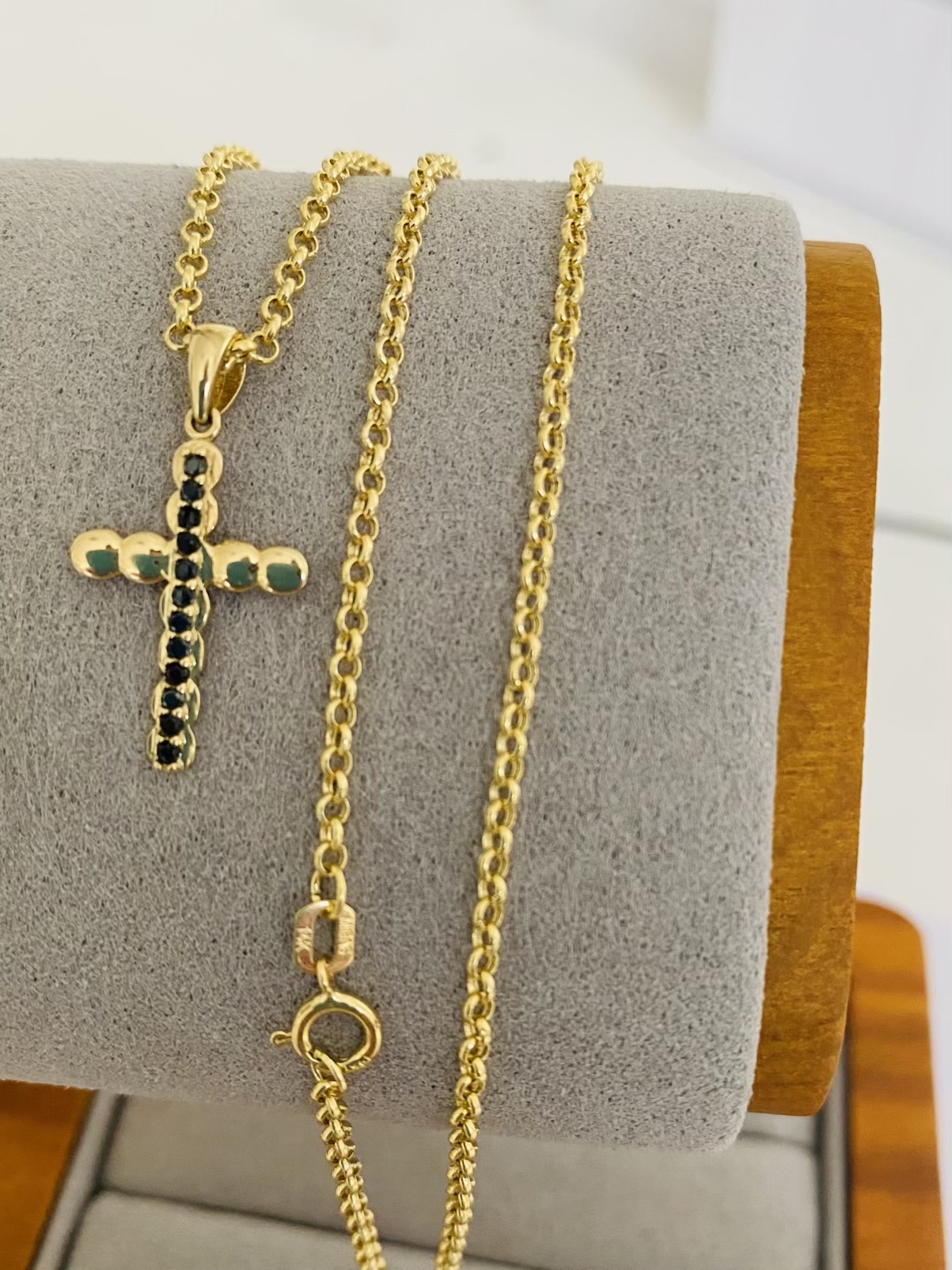 Fine 14k gold necklace 50cm 26JY-1D