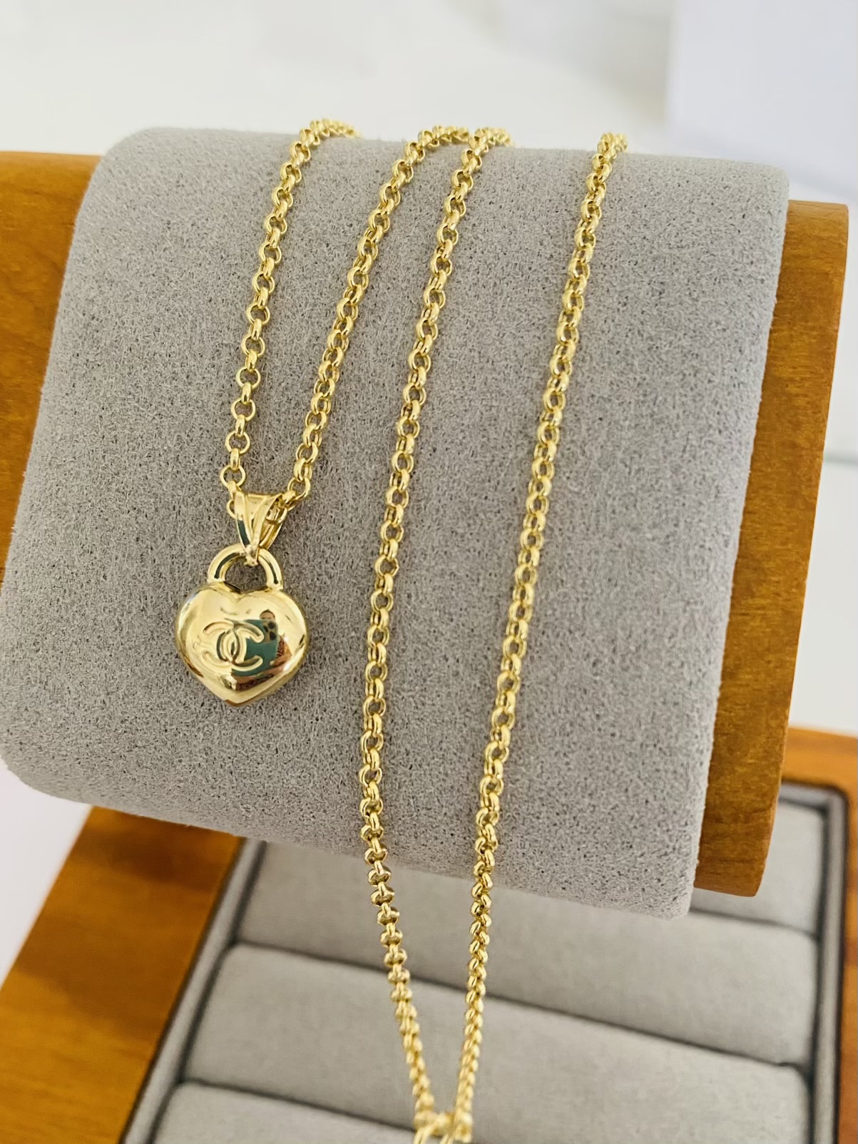 Fine 14k gold necklace 50cm 26JY-1F