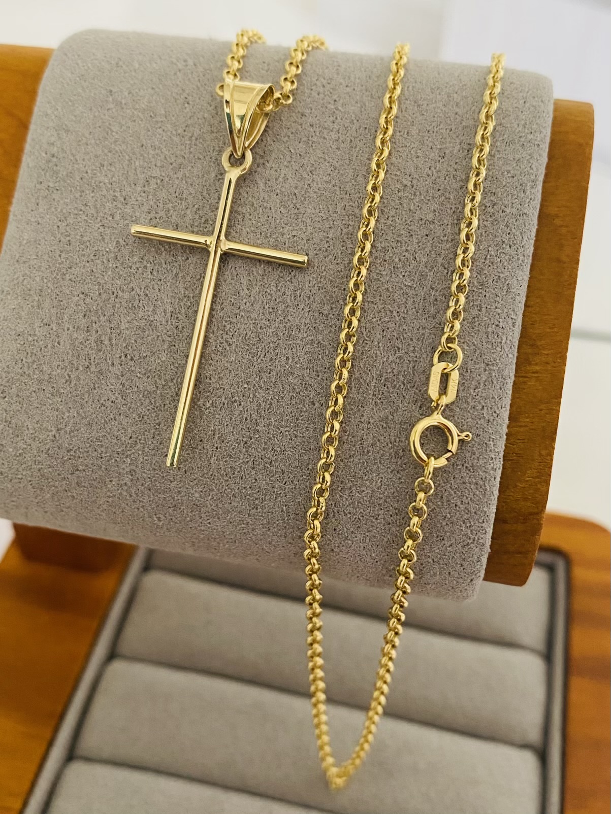 Fine 14k gold necklace 50cm 26JY-1G
