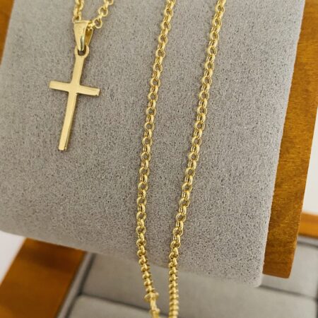 Fine 14k gold necklace 50cm 26JY-1H