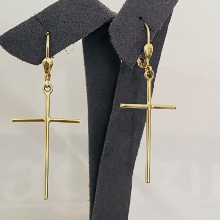 14k gold round 4.7cm  earrings 25Bar0A-O