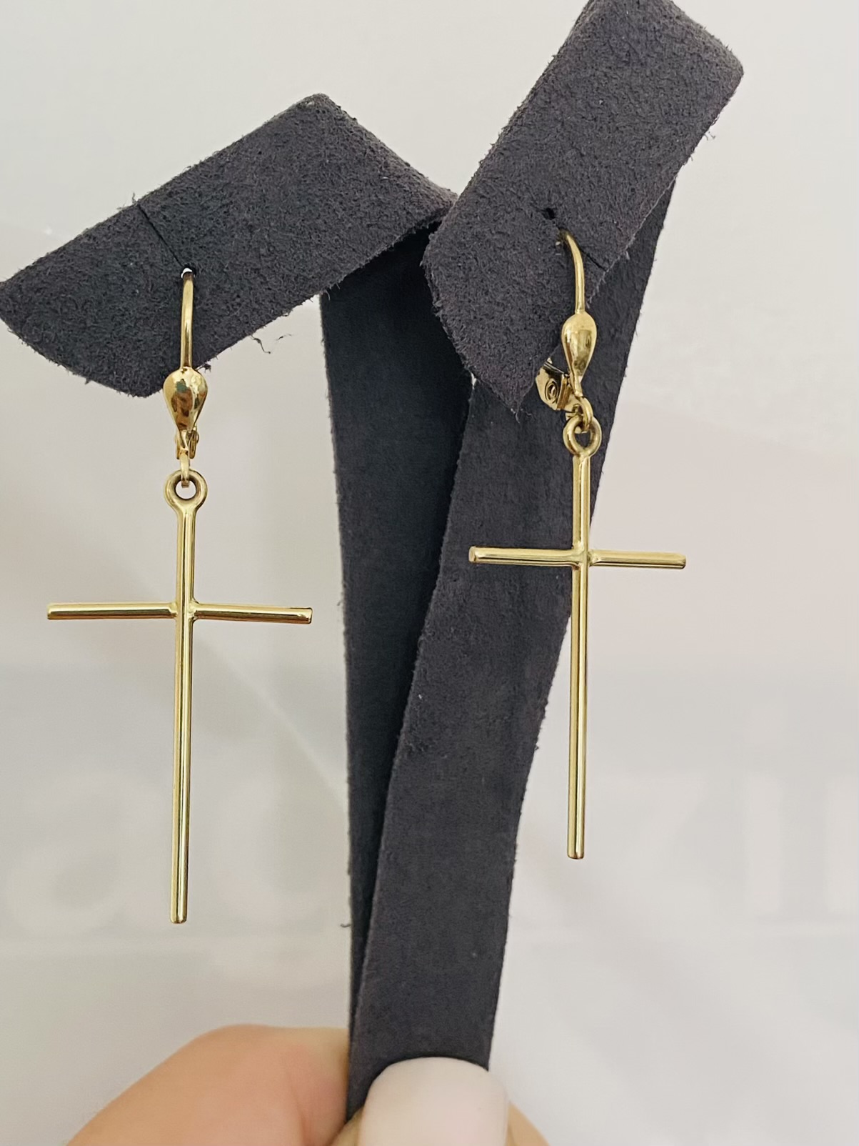 14k gold round 4.7cm earrings 25Bar0A-O